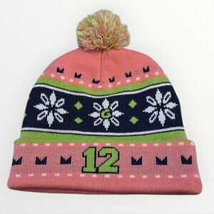 EC SEATTLE SEAHAWKS RETRO KNIT BEANIE WITH POMPOM OSFM